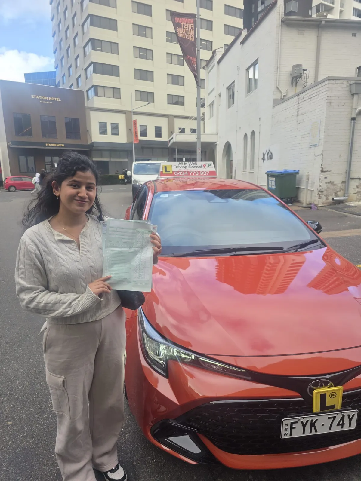 Recent learner passed