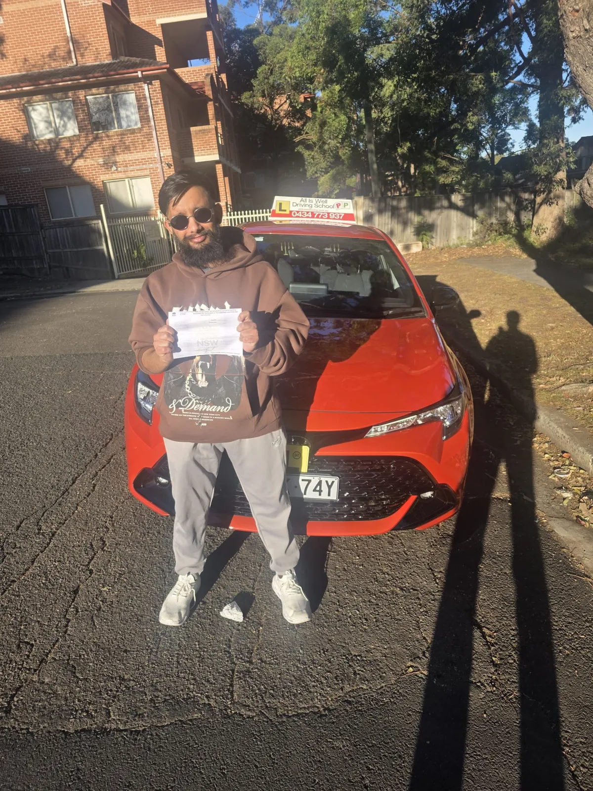 Recent learner passed